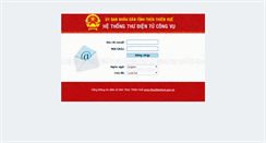 Desktop Screenshot of mail.thuathienhue.gov.vn